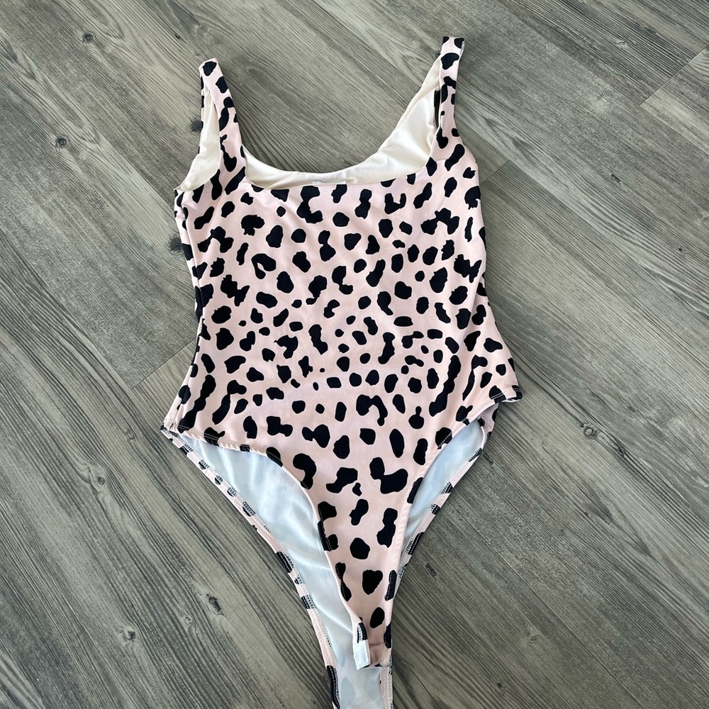 Cowprint bodysuit